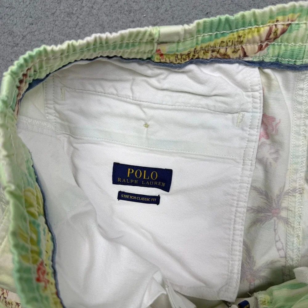 Polo‎ Ralph Lauren Hawaiian Tropical Hula Girl Surf Bear Shorts